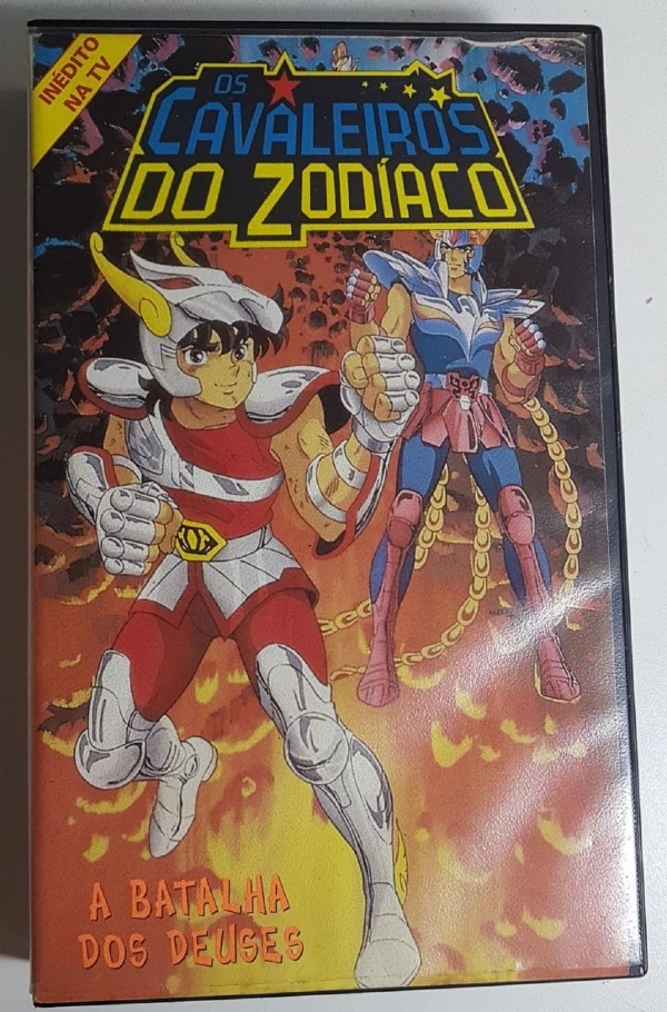Os Cavaleiros do Zodíaco - A Batalha dos Deuses (Dublado)(VHS)(Usado)